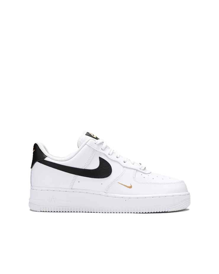 Air Force 1 Low 07 Essential 'White Black Gold Mini Swoosh'