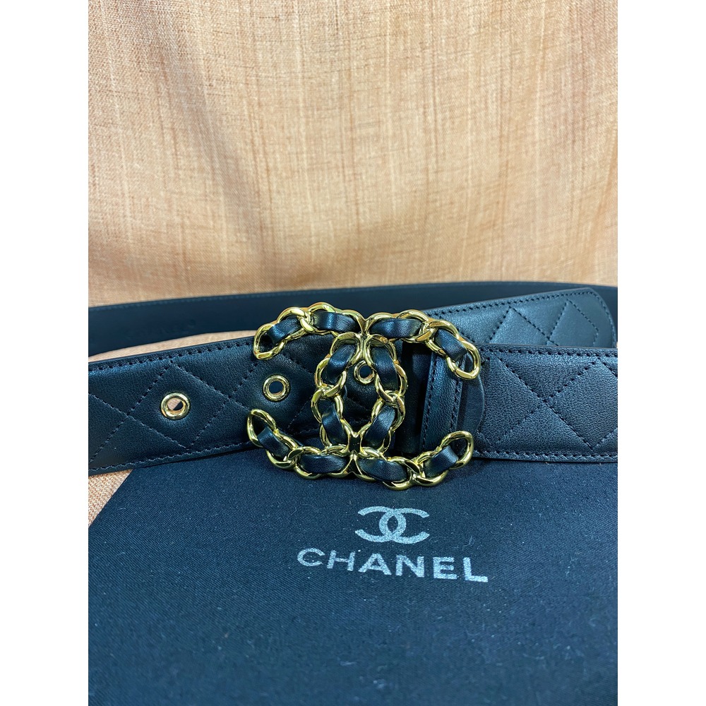 CHANEL KAPİTONE DİKİŞLİ KEMER