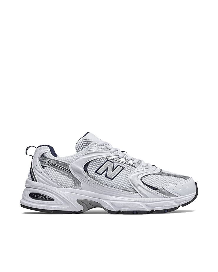 New Balance 530 White Silver Navy