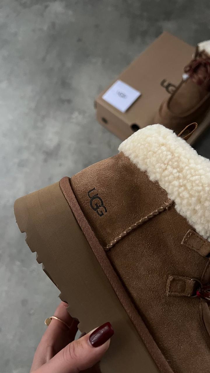 UGG FW23 Funkarra Boot In Leather Kadın