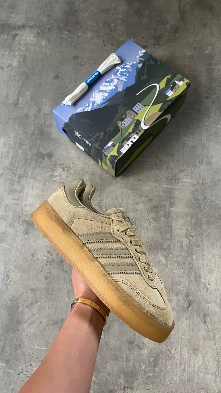 AdidasClarks 8th Street Samba Beige Unisex Sneaker