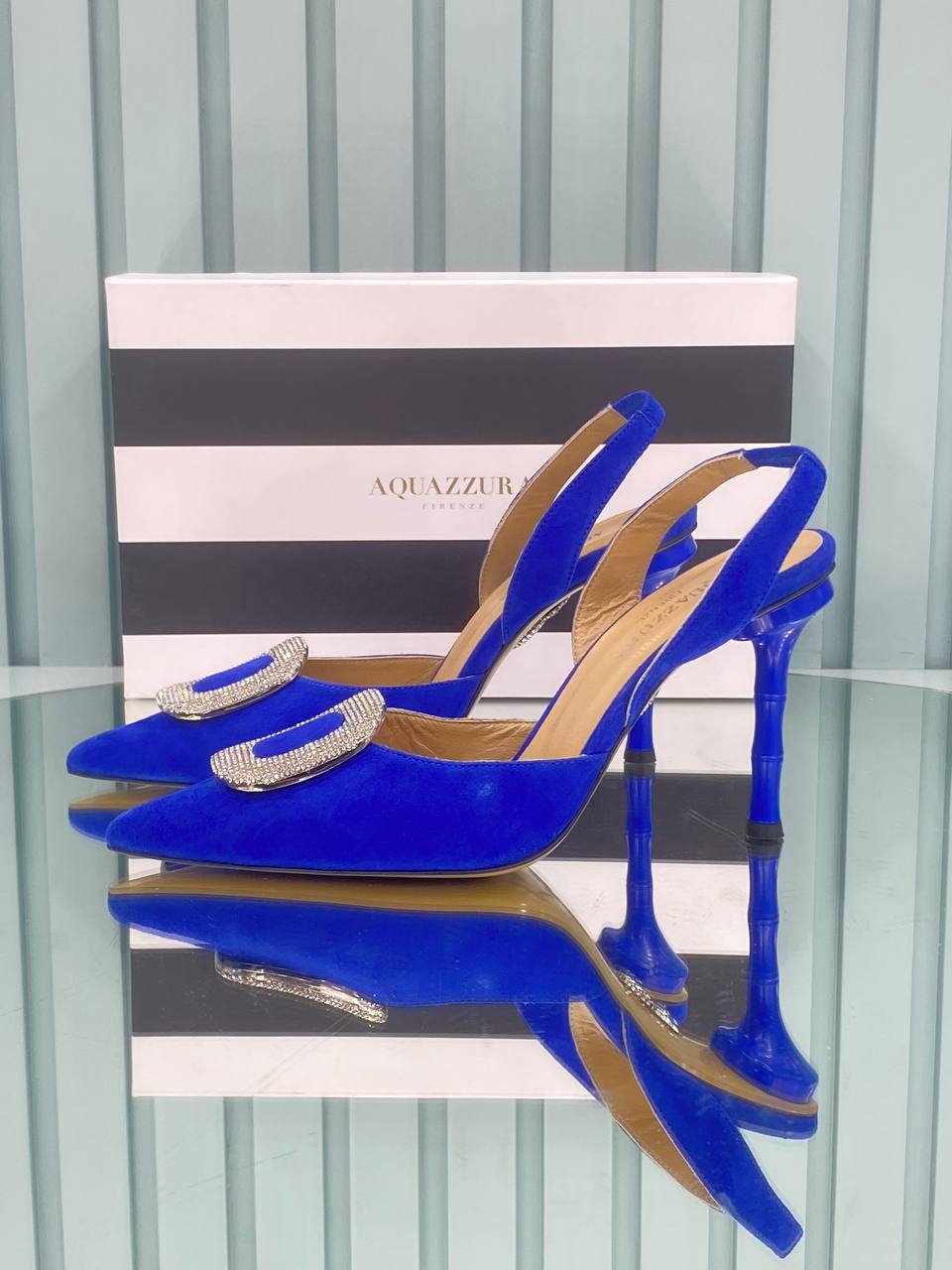 Aquazzura İndia Kristal Stone Stiletto