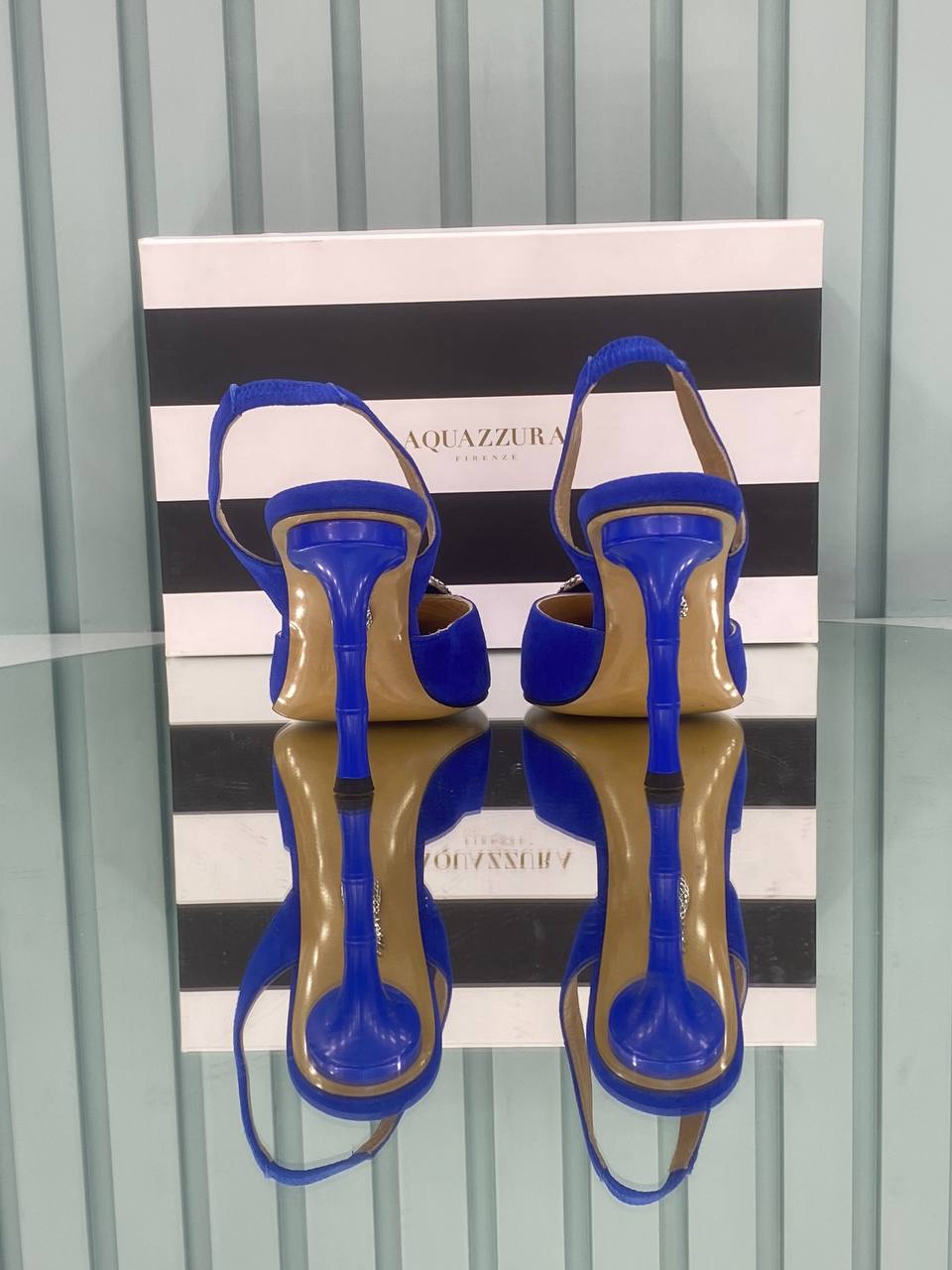 Aquazzura İndia Kristal Stone Stiletto