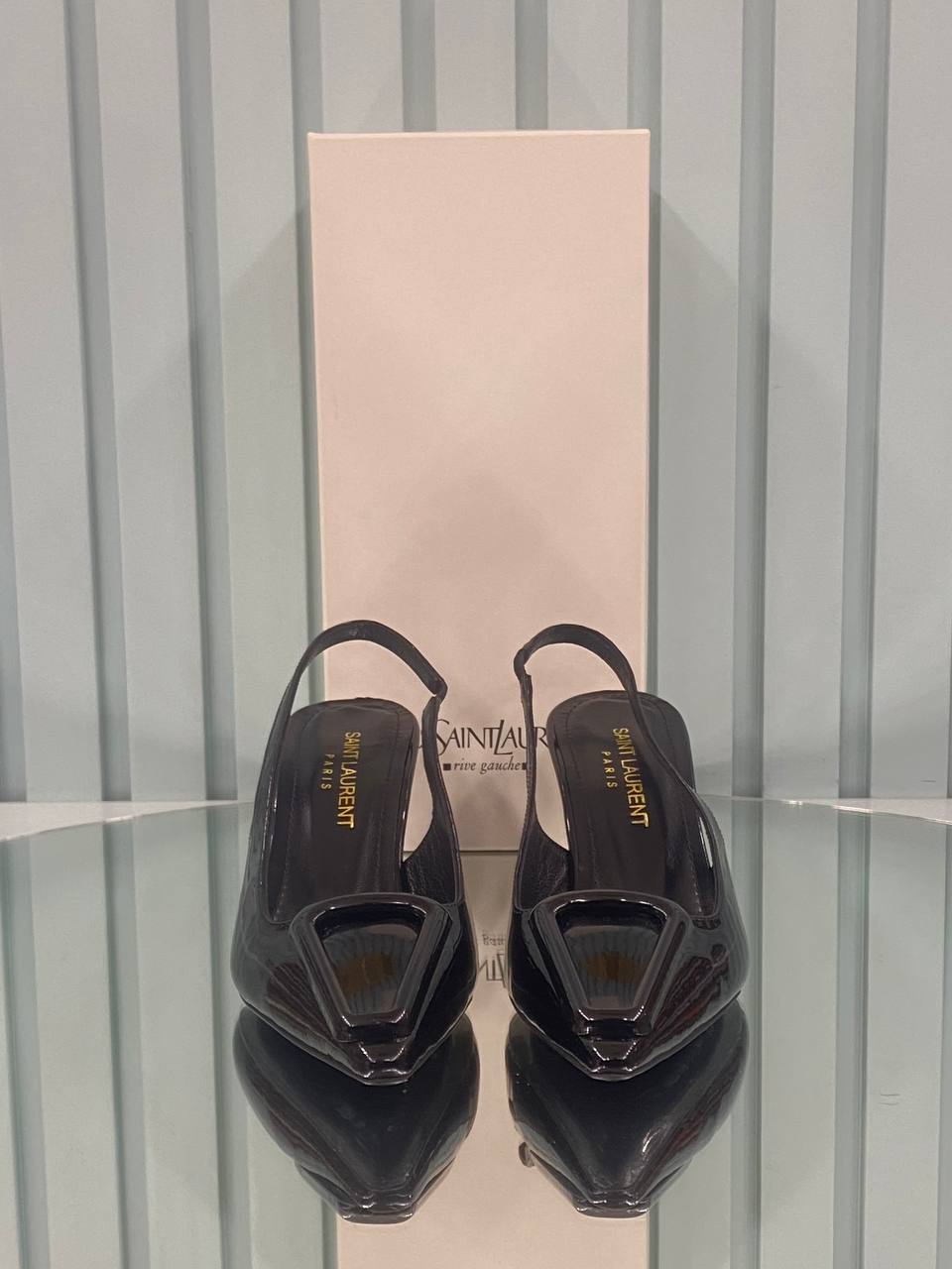 Yves Saint Laurent YSL Avenue Slingback Topuklu Ayakkabı