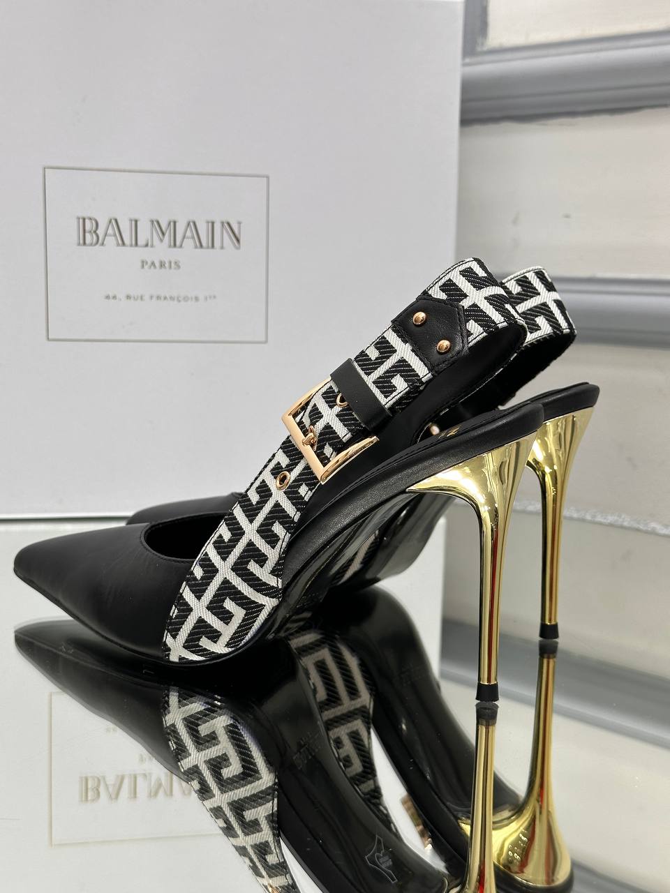 Balmain 10 cm topuk