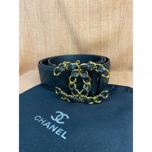 CHANEL KAPİTONE DİKİŞLİ KEMER