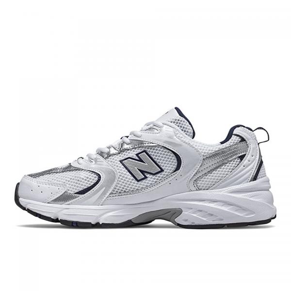 New Balance 530 White Silver Navy