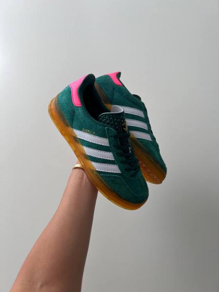 Adidas Gazelle Green Pink